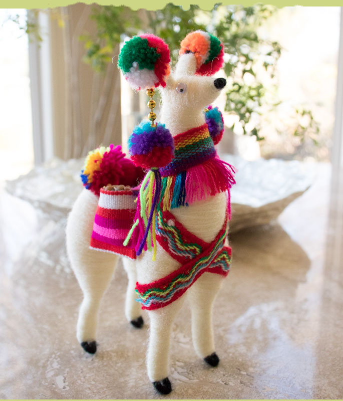 llama garden ornament