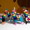 Pack of 20 Llama Keychain Rainbow Peru Cusco llamas Assorted colors