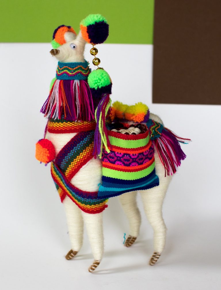 Peruvian llama ornament