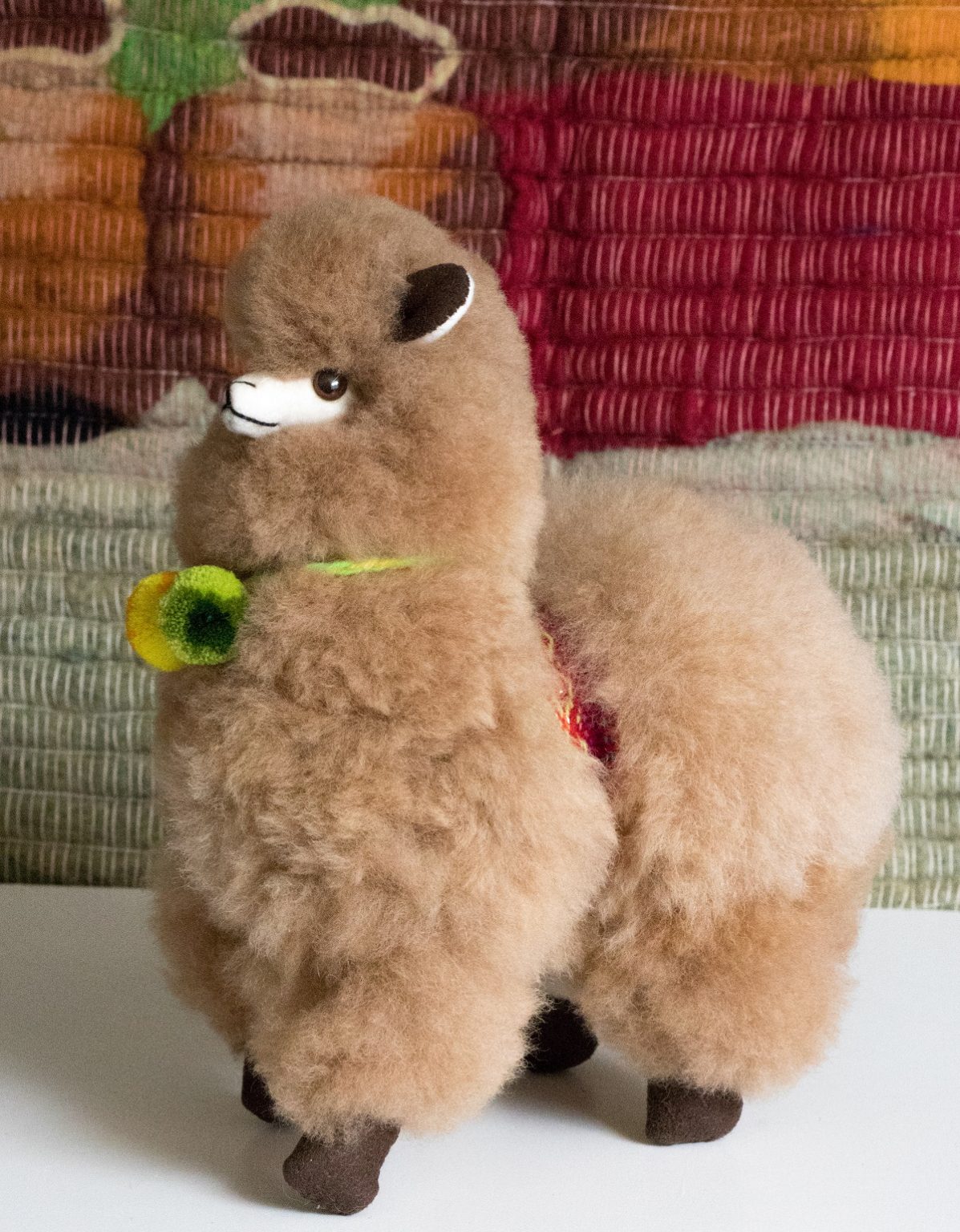 fluffy alpaca toy