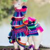 Llama Figure 16in Ornament Handmade Cusco Peru